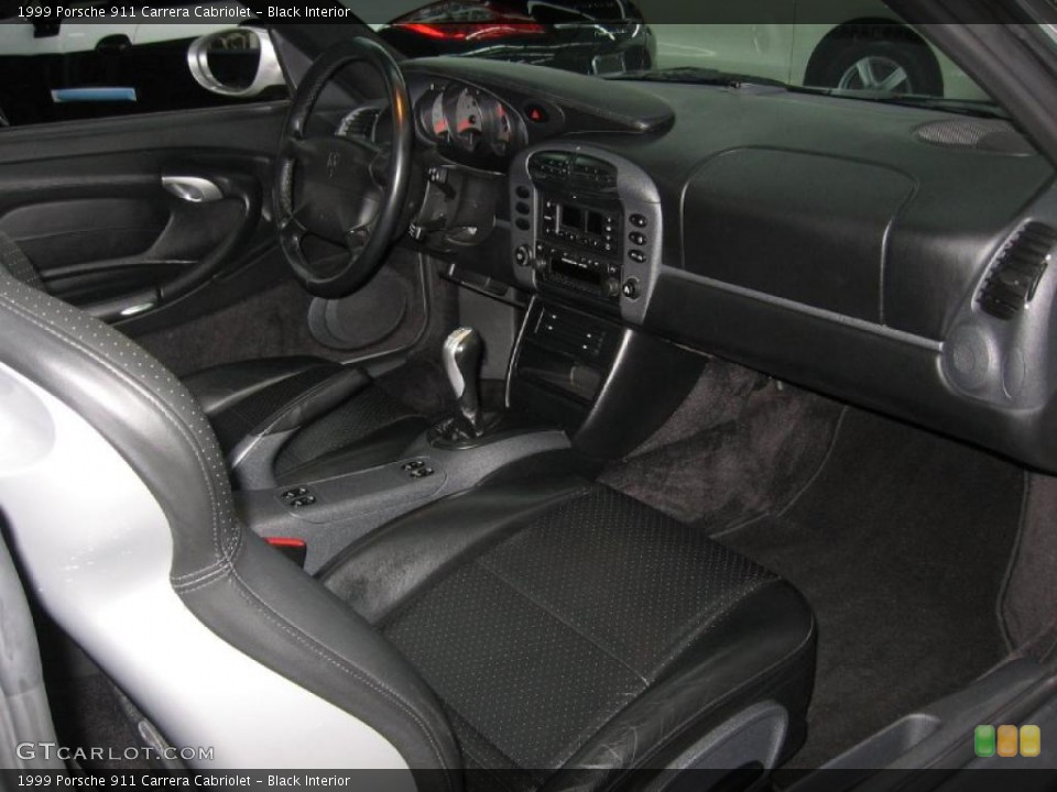 Black Interior Photo for the 1999 Porsche 911 Carrera Cabriolet #43656631