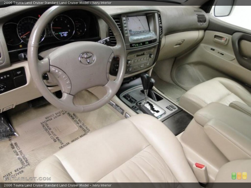 Ivory 2006 Toyota Land Cruiser Interiors