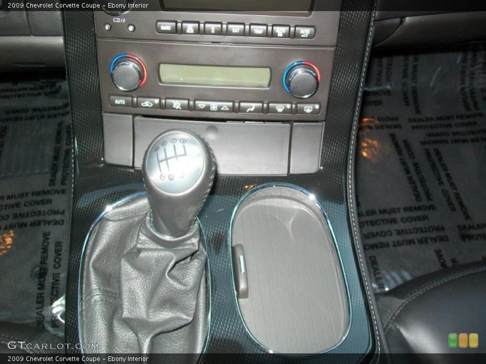 Ebony Interior Transmission for the 2009 Chevrolet Corvette Coupe #43669708