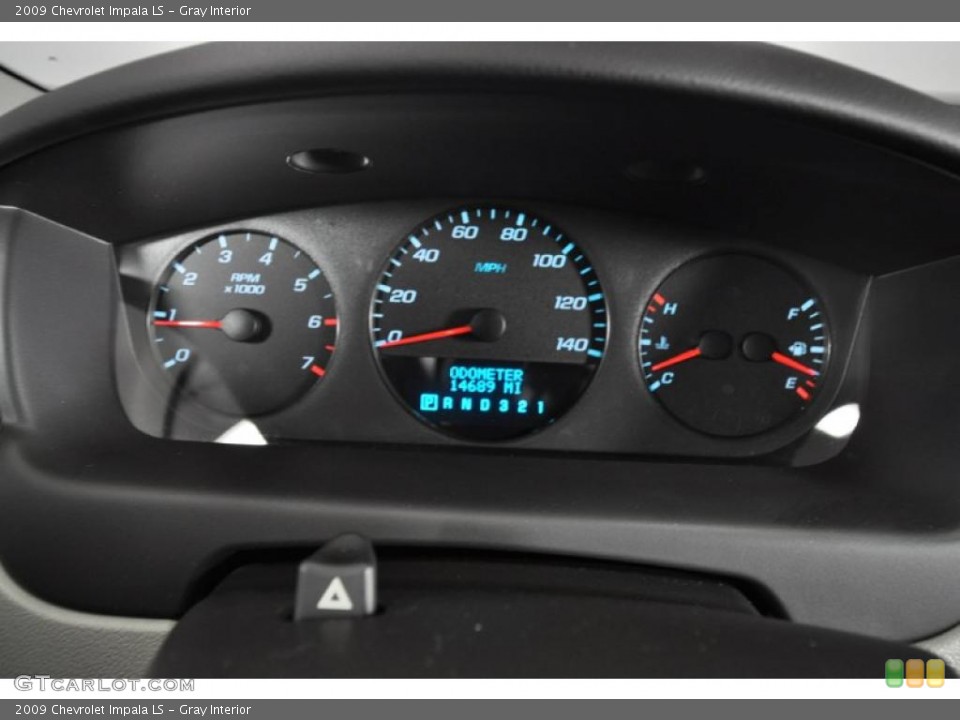 Gray Interior Gauges for the 2009 Chevrolet Impala LS #43673712