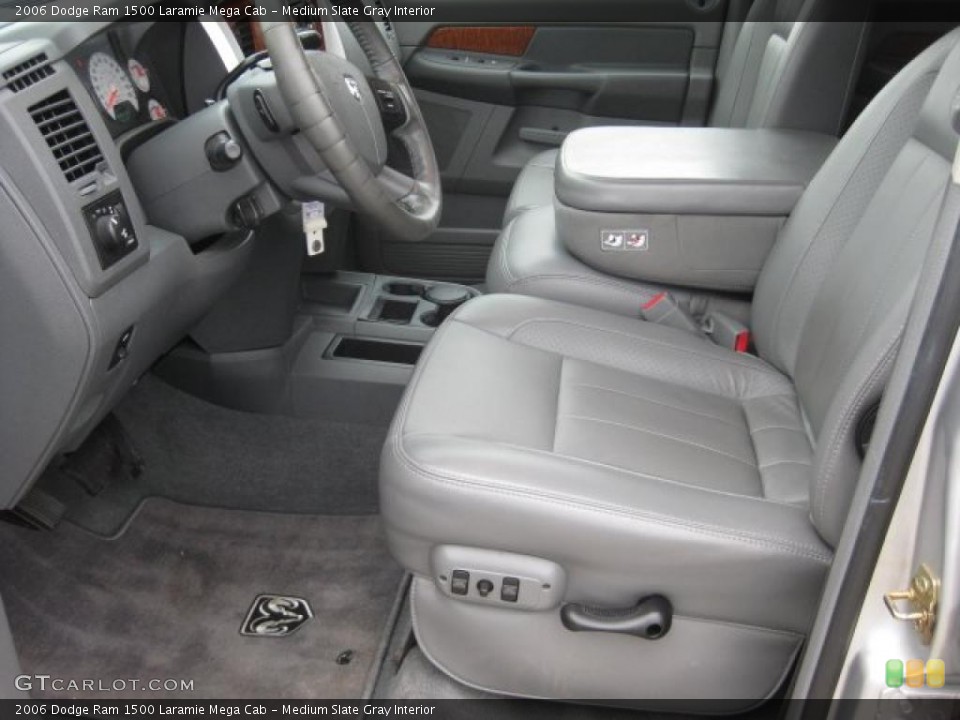 Medium Slate Gray Interior Photo for the 2006 Dodge Ram 1500 Laramie Mega Cab #43687944