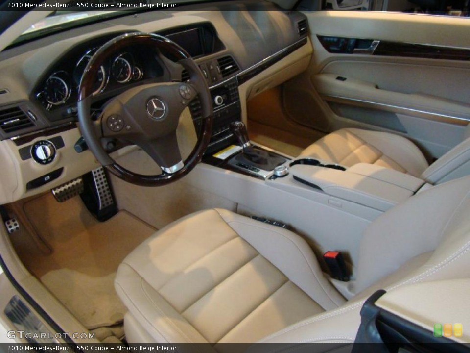 Almond Beige Interior Prime Interior for the 2010 Mercedes-Benz E 550 Coupe #43690164