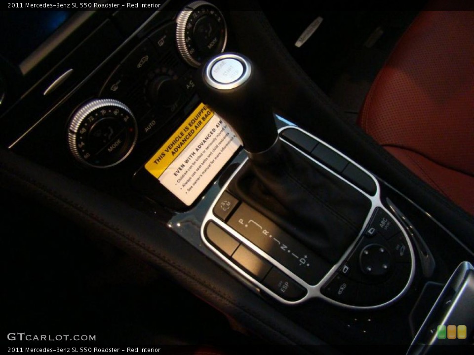 Red Interior Transmission for the 2011 Mercedes-Benz SL 550 Roadster #43690404