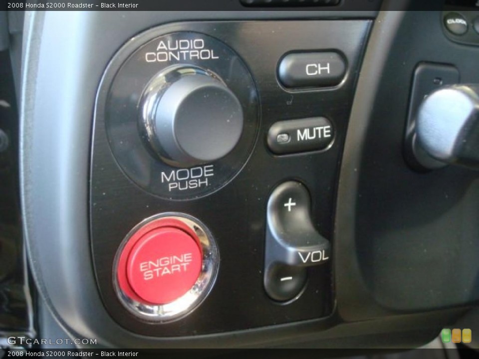 Black Interior Controls for the 2008 Honda S2000 Roadster #43695688