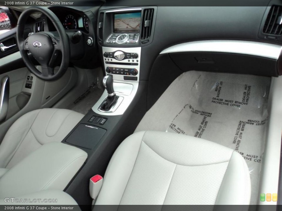 Stone Interior Dashboard for the 2008 Infiniti G 37 Coupe #43700512
