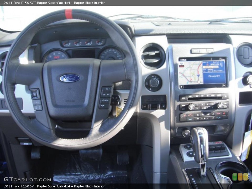 Raptor Black Interior Controls for the 2011 Ford F150 SVT Raptor SuperCab 4x4 #43721077