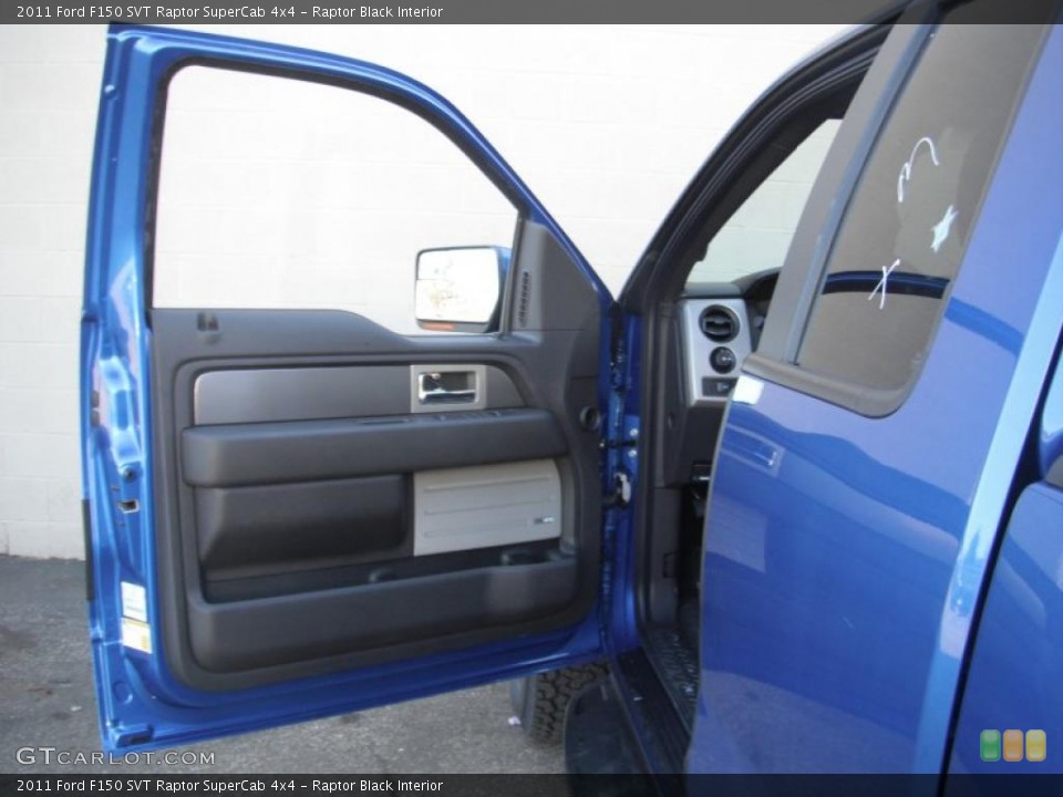 Raptor Black Interior Door Panel for the 2011 Ford F150 SVT Raptor SuperCab 4x4 #43721089