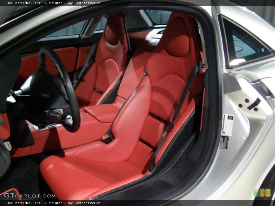 Red Leather Interior Photo for the 2006 Mercedes-Benz SLR McLaren #43723
