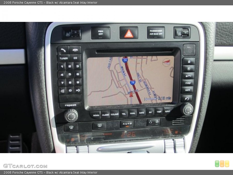 Black w/ Alcantara Seat Inlay Interior Navigation for the 2008 Porsche Cayenne GTS #43725236