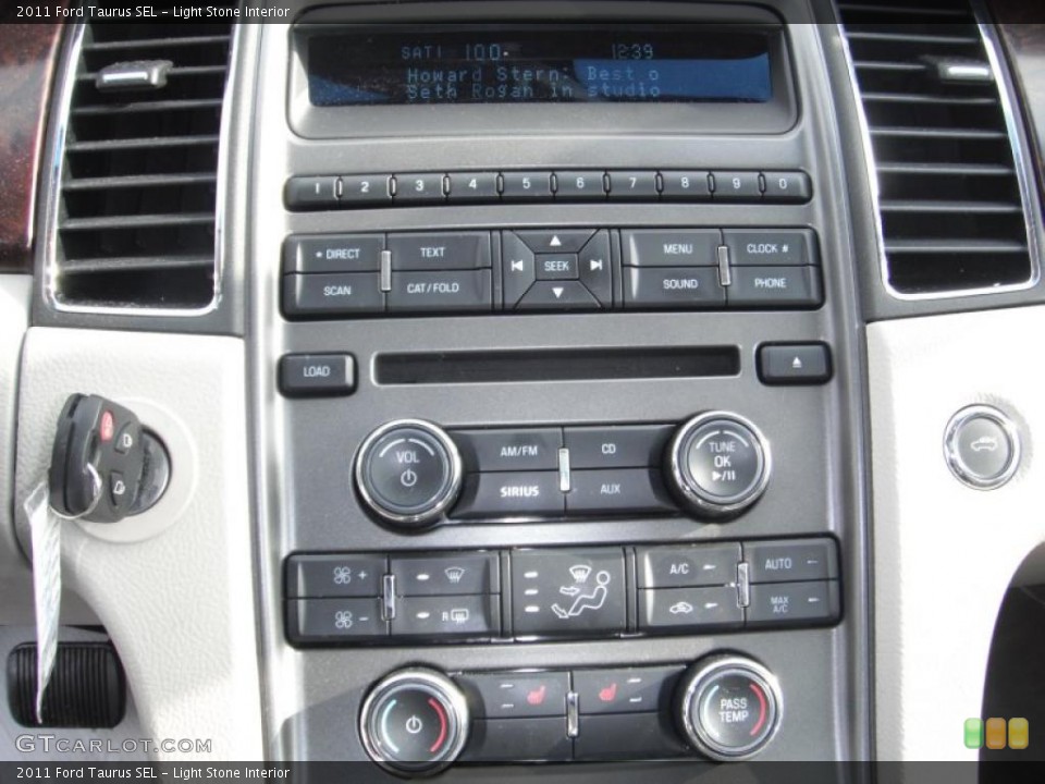 Light Stone Interior Controls for the 2011 Ford Taurus SEL #43749956