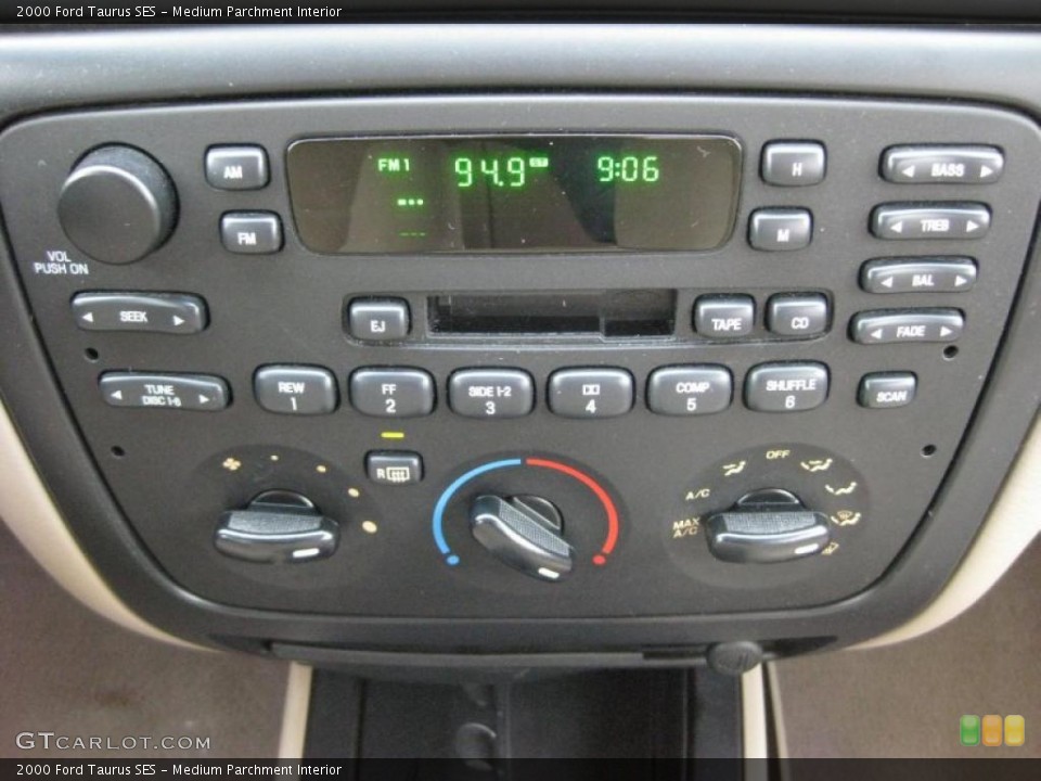 Medium Parchment Interior Controls for the 2000 Ford Taurus SES #43772064