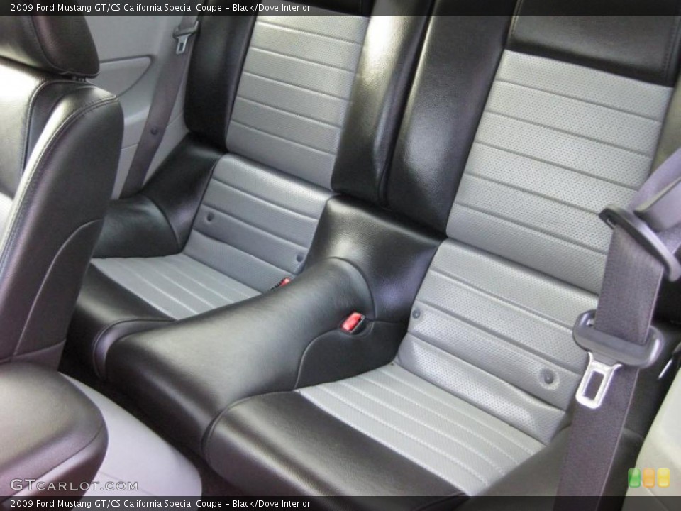Black/Dove Interior Photo for the 2009 Ford Mustang GT/CS California Special Coupe #43772736