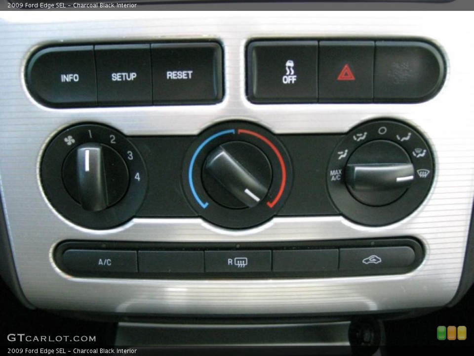 Charcoal Black Interior Controls for the 2009 Ford Edge SEL #43773152