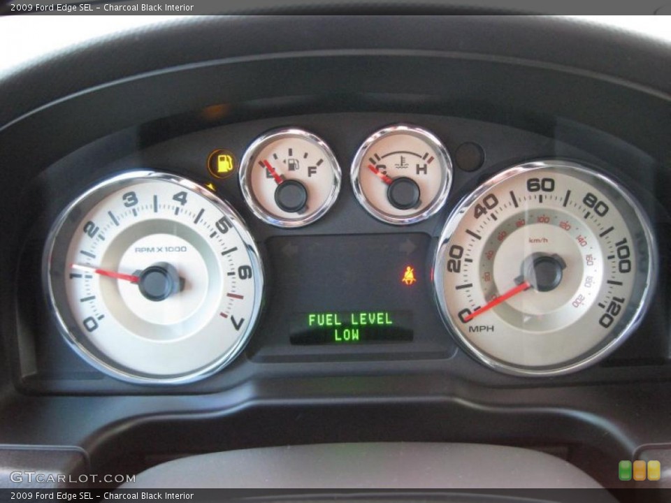 Charcoal Black Interior Gauges for the 2009 Ford Edge SEL #43773180