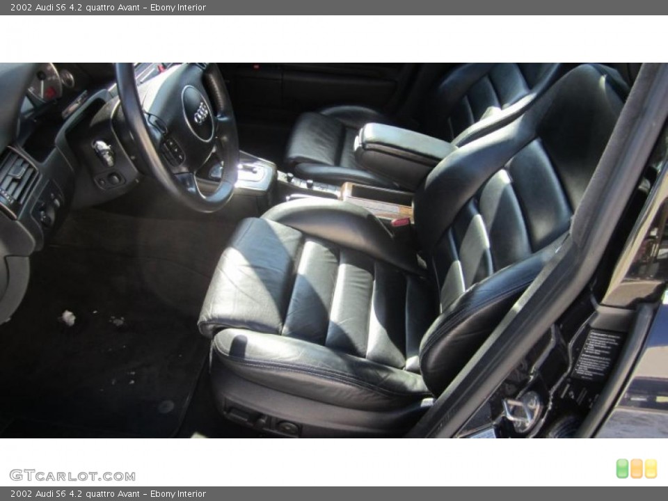 Ebony Interior Photo for the 2002 Audi S6 4.2 quattro Avant #43778704