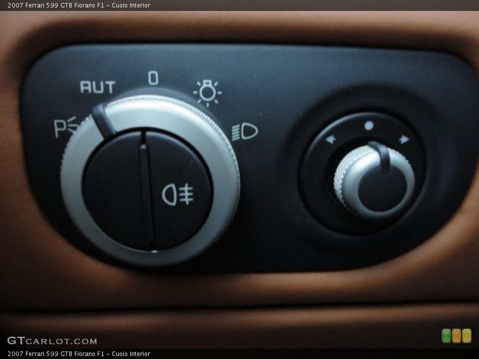 Cuoio Interior Controls for the 2007 Ferrari 599 GTB Fiorano F1 #43784286