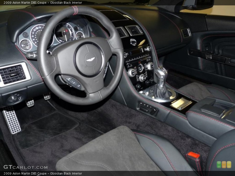 Obsidian Black Interior Prime Interior for the 2009 Aston Martin DBS Coupe #43787882