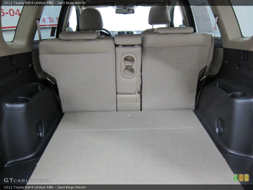 Sand Beige Interior Trunk for the 2011 Toyota RAV4 Limited 4WD #43787890