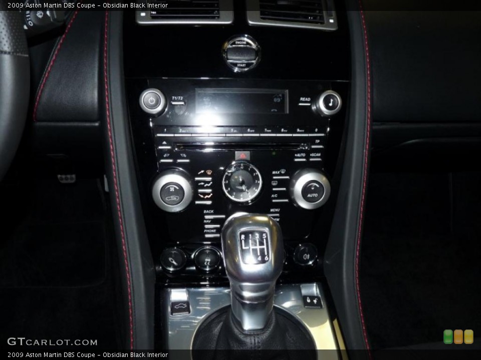 Obsidian Black Interior Controls for the 2009 Aston Martin DBS Coupe #43788082