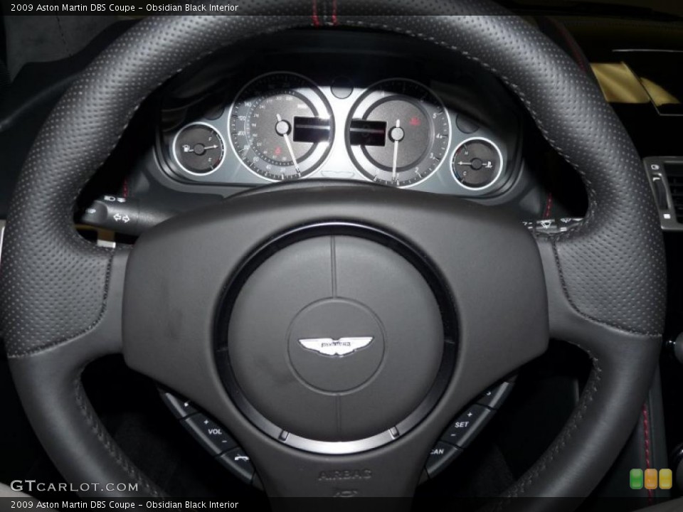 Obsidian Black Interior Steering Wheel for the 2009 Aston Martin DBS Coupe #43788126