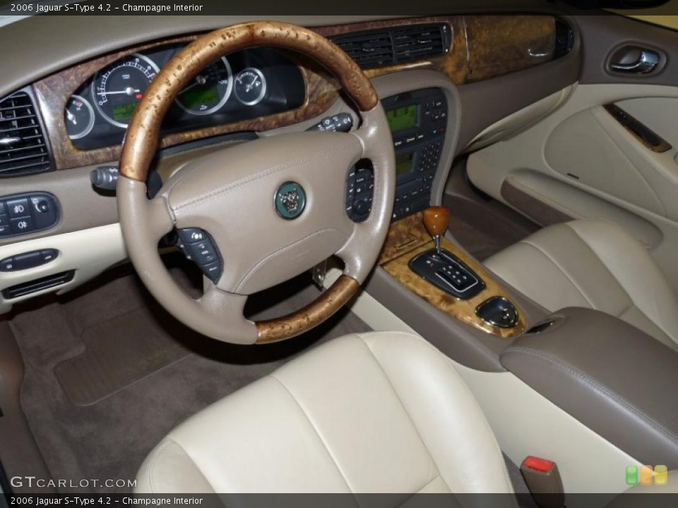 Champagne 2006 Jaguar S-Type Interiors