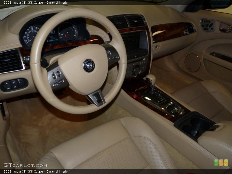 Caramel Interior Prime Interior for the 2008 Jaguar XK XK8 Coupe #43789154