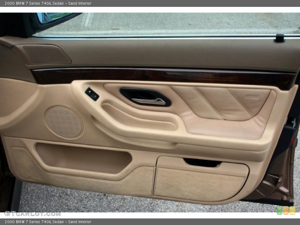 Sand Interior Door Panel for the 2000 BMW 7 Series 740iL Sedan #43789258