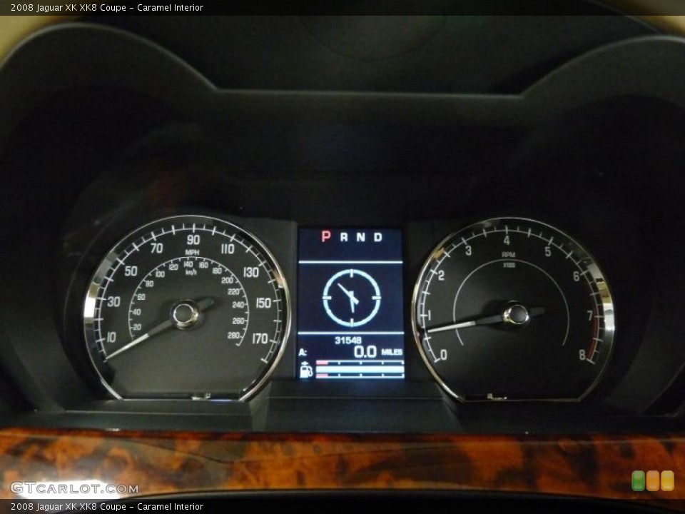 Caramel Interior Gauges for the 2008 Jaguar XK XK8 Coupe #43789345