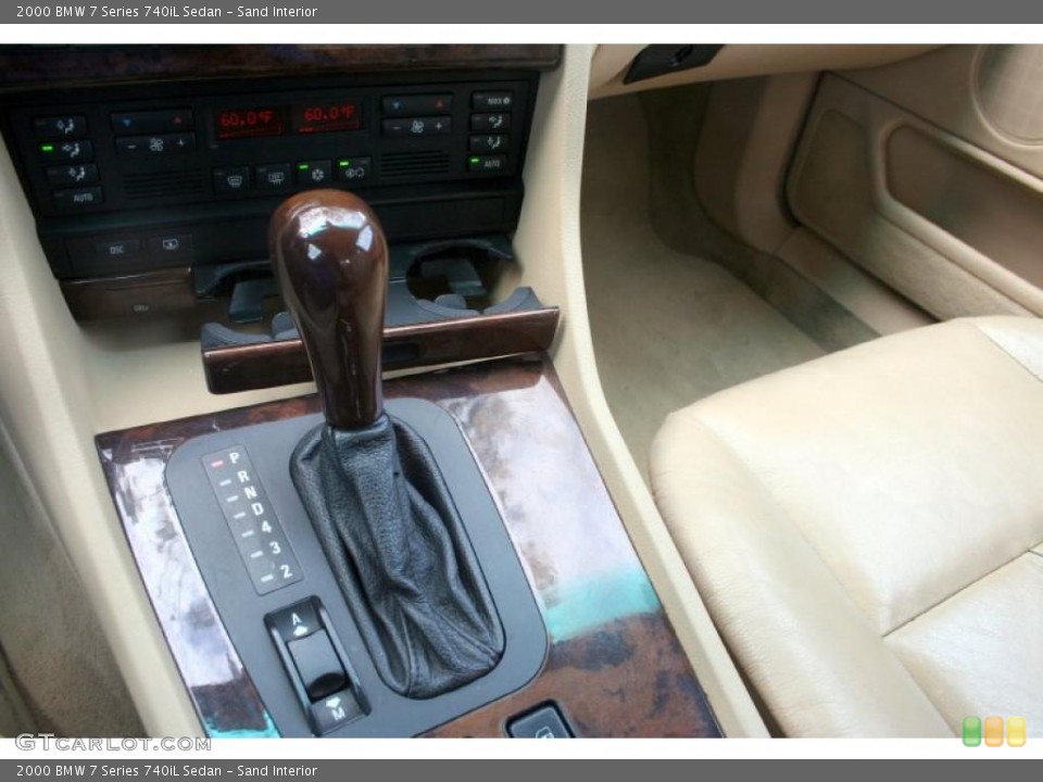 Sand Interior Transmission for the 2000 BMW 7 Series 740iL Sedan #43789962
