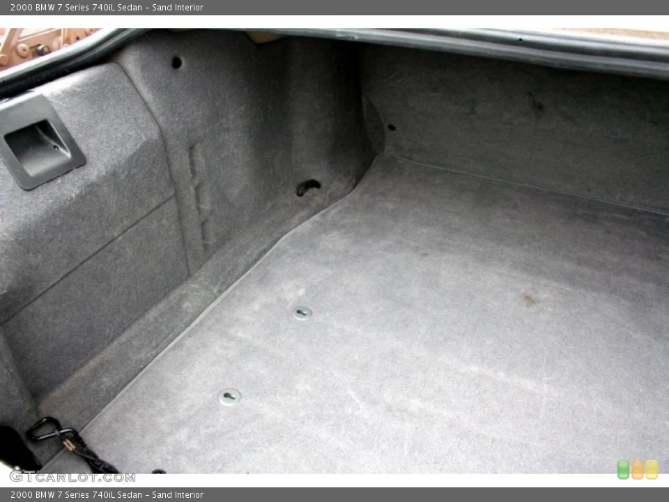 Sand Interior Trunk for the 2000 BMW 7 Series 740iL Sedan #43790059