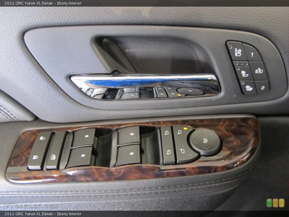 Ebony Interior Controls for the 2011 GMC Yukon XL Denali #43794348