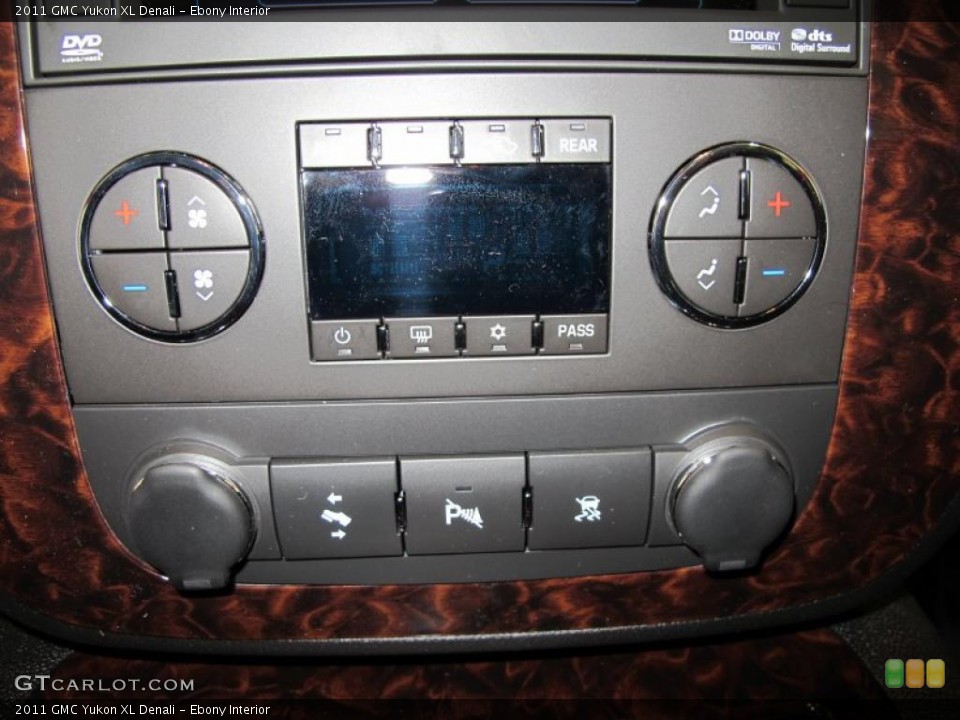 Ebony Interior Controls for the 2011 GMC Yukon XL Denali #43794388