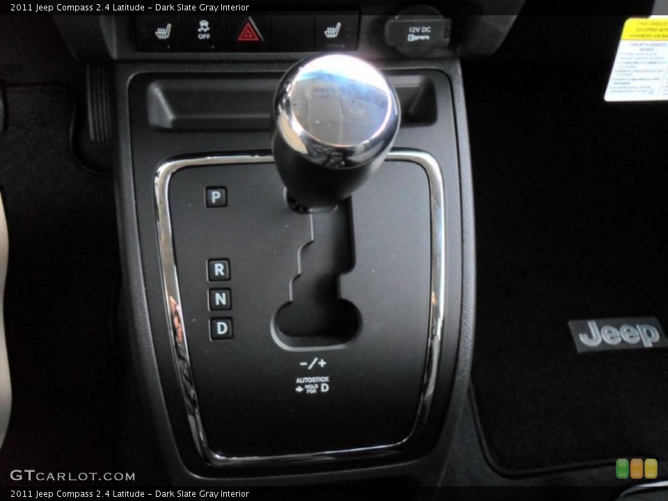 Dark Slate Gray Interior Transmission for the 2011 Jeep Compass 2.4 Latitude #43795228