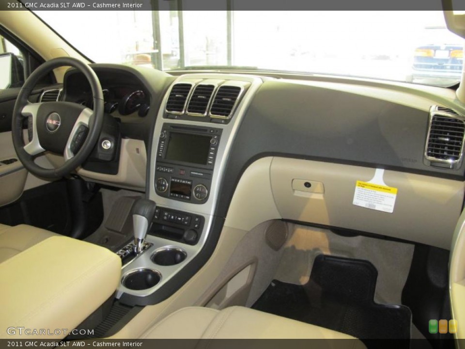 Cashmere Interior Dashboard for the 2011 GMC Acadia SLT AWD #43796182