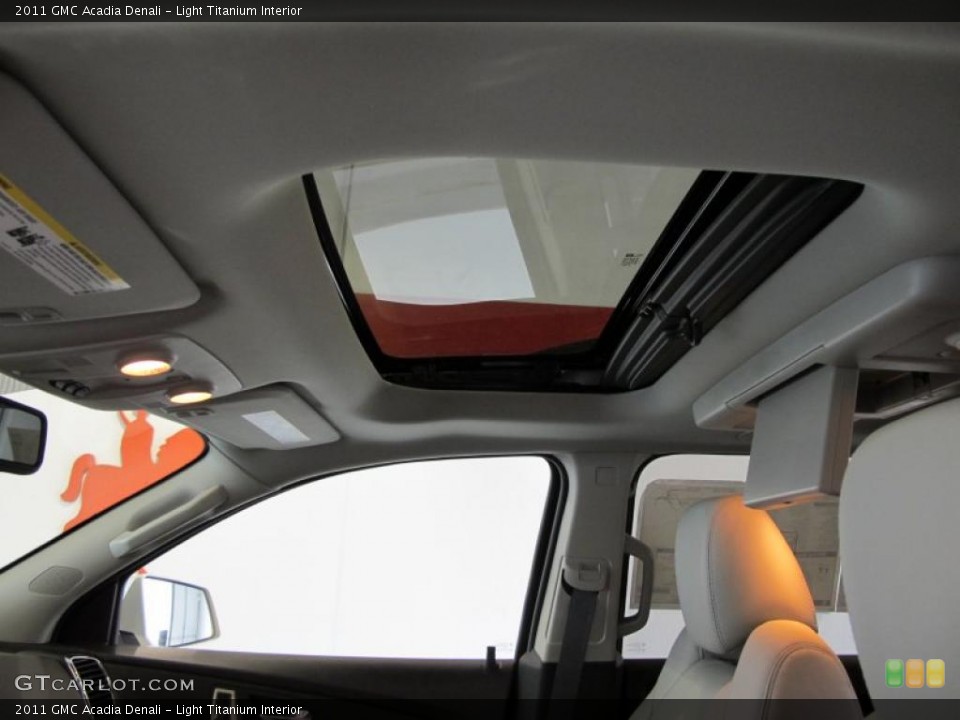 Light Titanium Interior Sunroof for the 2011 GMC Acadia Denali #43799093