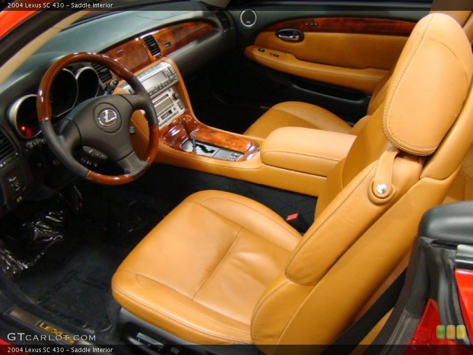 Saddle Interior Photo for the 2004 Lexus SC 430 #43800045