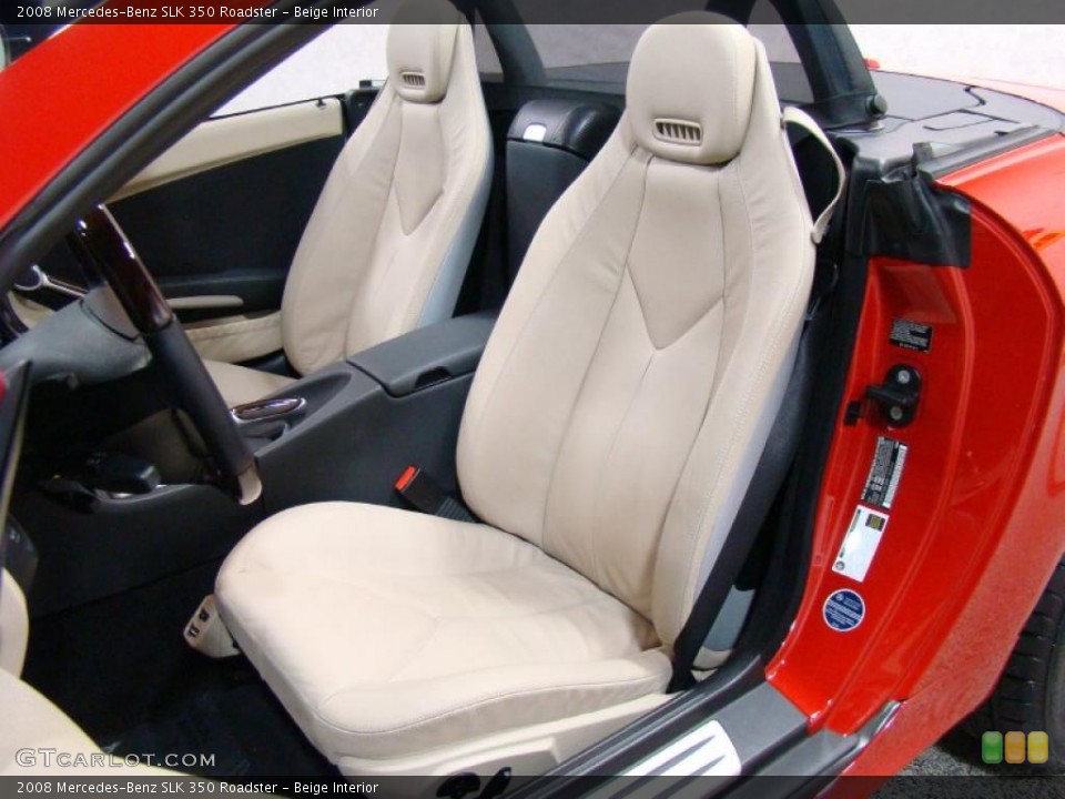 Beige Interior Photo for the 2008 Mercedes-Benz SLK 350 Roadster #43801029