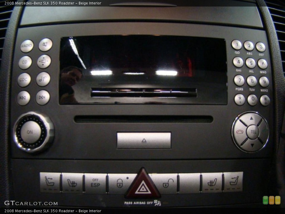 Beige Interior Controls for the 2008 Mercedes-Benz SLK 350 Roadster #43801061