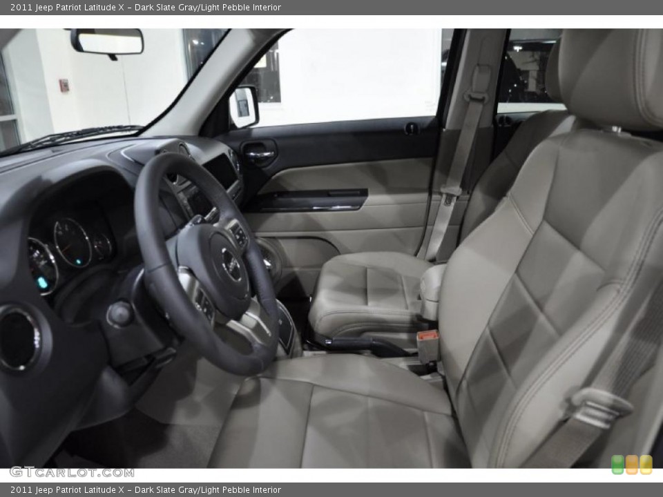 Dark Slate Gray/Light Pebble Interior Photo for the 2011 Jeep Patriot Latitude X #43801097