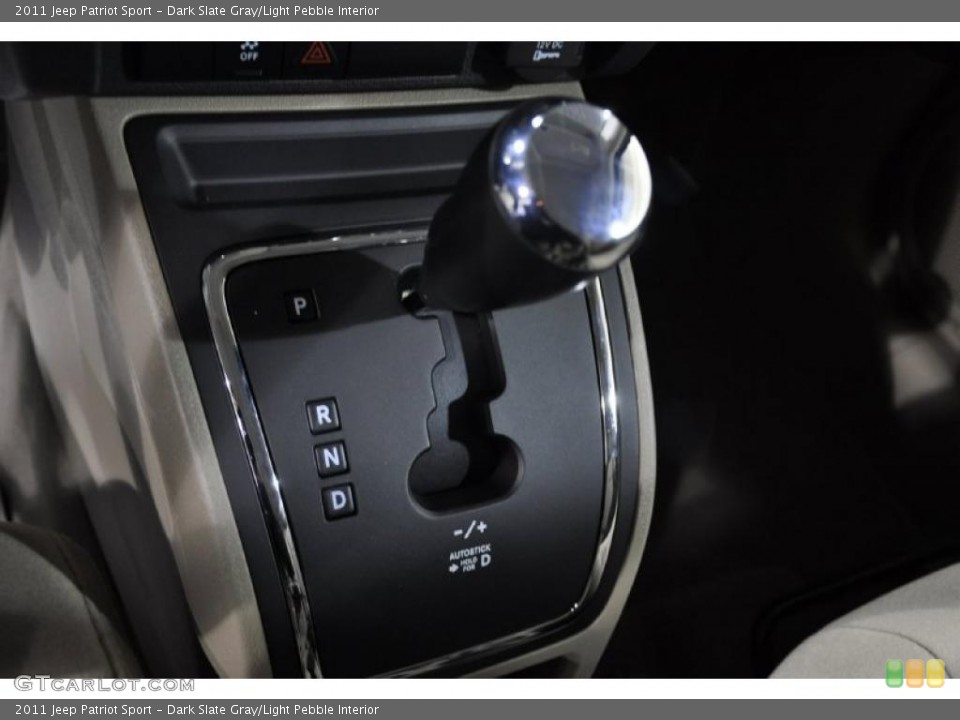 Dark Slate Gray/Light Pebble Interior Transmission for the 2011 Jeep Patriot Sport #43801425