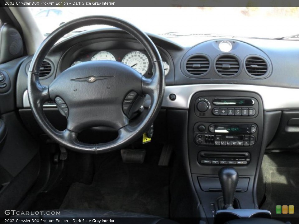 Dark Slate Gray Interior Dashboard for the 2002 Chrysler 300 Pro-Am Edition #43804073