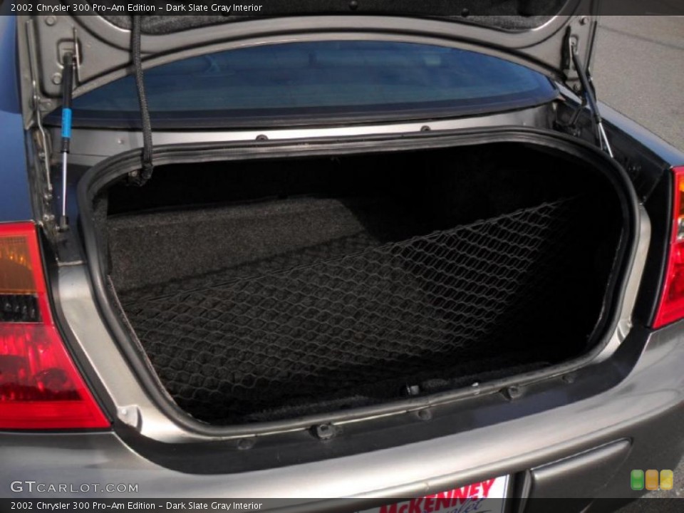 Dark Slate Gray Interior Trunk for the 2002 Chrysler 300 Pro-Am Edition #43804105