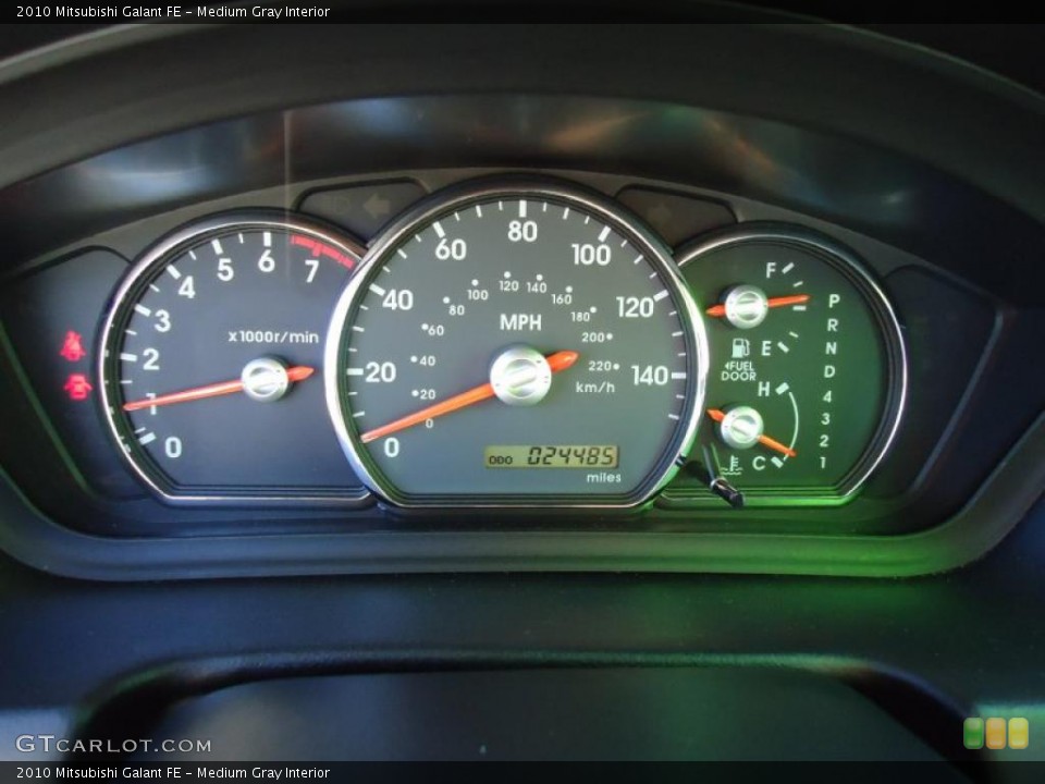 Medium Gray Interior Gauges for the 2010 Mitsubishi Galant FE #43814686