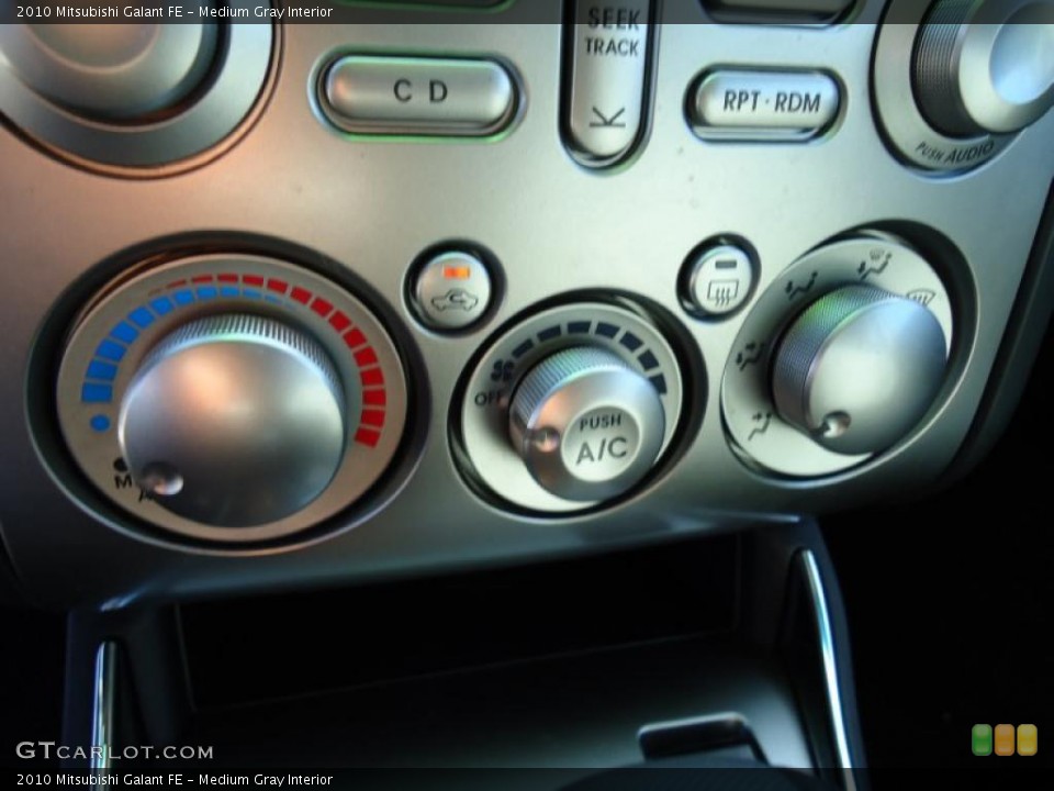 Medium Gray Interior Controls for the 2010 Mitsubishi Galant FE #43814718