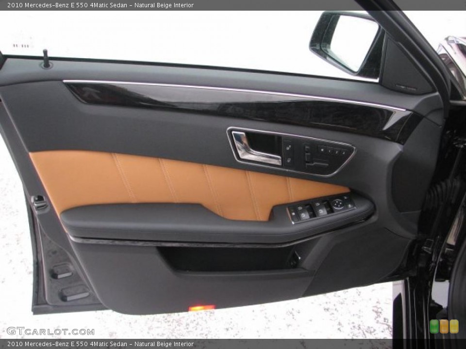 Natural Beige Interior Door Panel for the 2010 Mercedes-Benz E 550 4Matic Sedan #43818931
