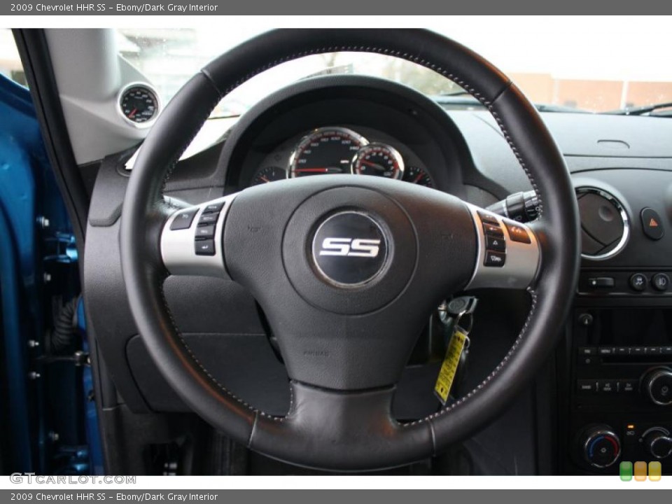 Ebony/Dark Gray Interior Steering Wheel for the 2009 Chevrolet HHR SS #43819638