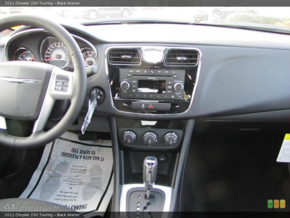 Black Interior Dashboard for the 2011 Chrysler 200 Touring #43819979