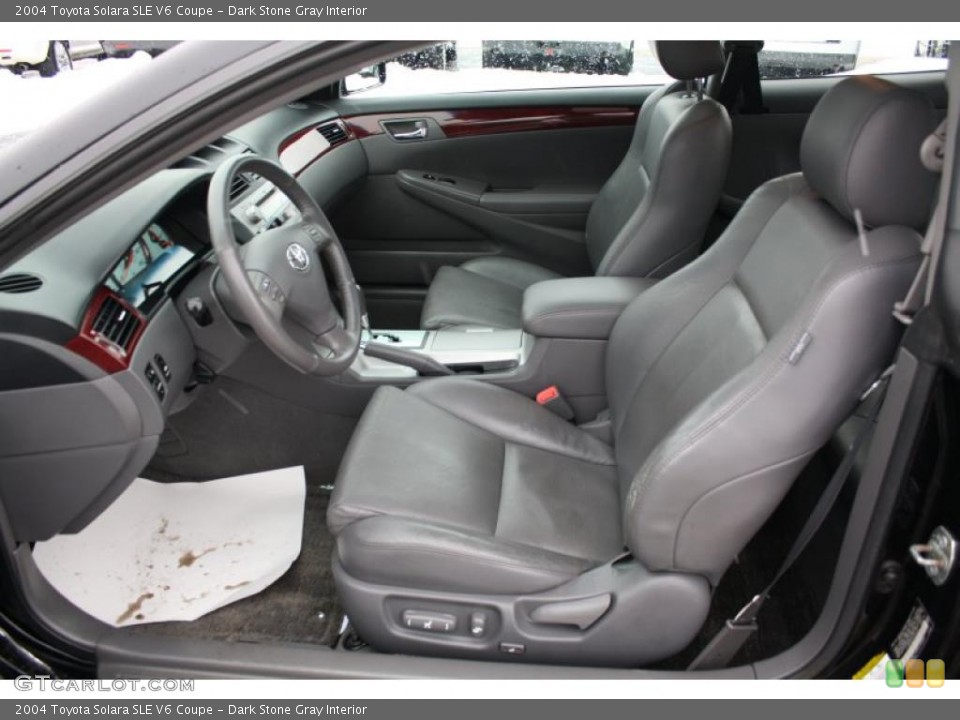 Dark Stone Gray Interior Photo for the 2004 Toyota Solara SLE V6 Coupe #43822076
