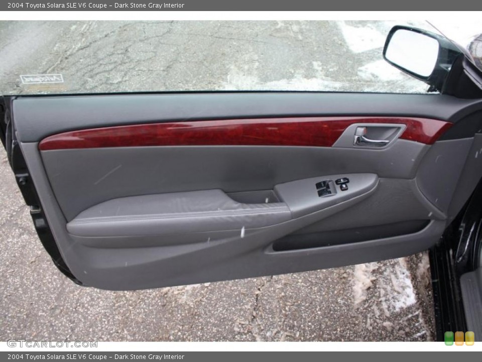 Dark Stone Gray Interior Door Panel for the 2004 Toyota Solara SLE V6 Coupe #43822092