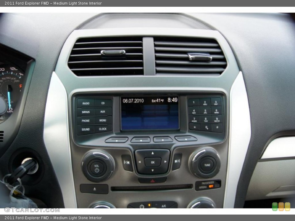Medium Light Stone Interior Controls for the 2011 Ford Explorer FWD #43823581
